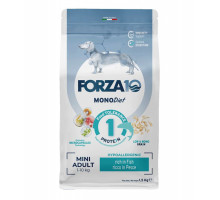 Forza10 Mini Diet сухой корм для взрослых собак мелких пород при аллергии из рыбы с микрокапсулами - 1,5 кг