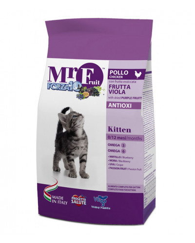 Forza10 Mr Fruit Kitten сухой корм для котят до 12 мес на основе курицы и рыбы