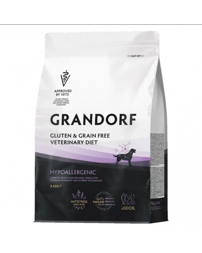 GRANDORF VETERINARY DIET Dog HYPOALLERGENIC Сухой диетический корм для собак с пищевой аллергией или непереносимостью