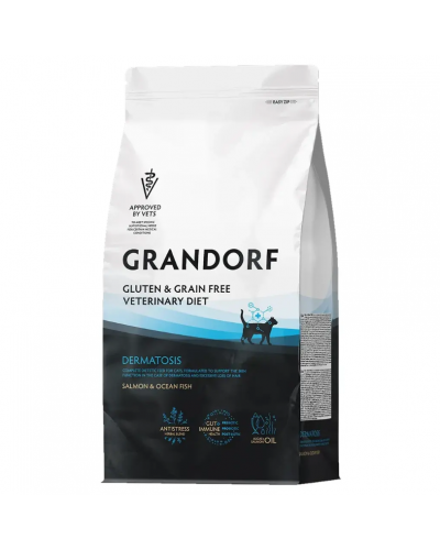GRANDORF VETERINARY DIET Cat DERMATOSIS Сухой диетический корм для кошек с заболеваниями кожи