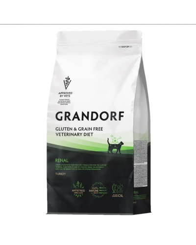 GRANDORF VETERINARY DIET Cat RENAL Сухой диетический корм для кошек для поддержки функции почек при ХБН