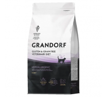 GRANDORF VETERINARY DIET Cat HYPOALLERGENIC Сухой диетический корм для кошек с пищевой аллергией или непереносимостью