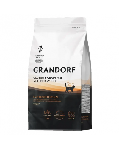 GRANDORF VETERINARY DIET Cat GASTROINTESTINAL Сухой диетический корм для кошек при расстройствах пищеварения