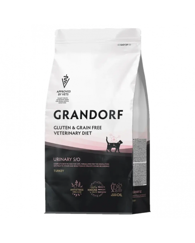 GRANDORF VETERINARY DIET Cat URINARY S/O Сухой диетический корм для кошек при мочекаменной болезни