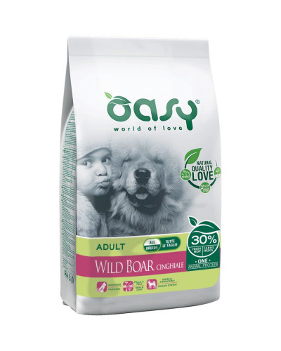 Oasy Dry Dog OAP Adult All Breed Wild Boar сухой монопротеиновый корм для взрослых собак всех пород с диким кабаном