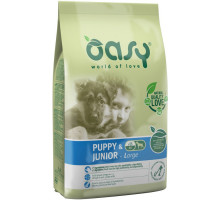 Oasy Dry Dog Puppy & Junior Large сухой корм для щенков крупных пород с курицей