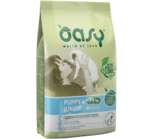 Oasy Dry Dog Puppy & Junior Medium сухой корм для щенков средних пород с курицей