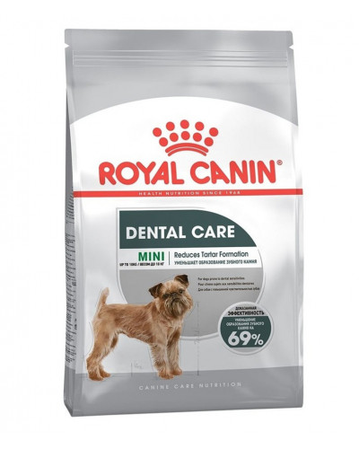 Royal Canin Mini Dental Care сухой корм для собак мелких пород с повышенной чувствительностью зубов